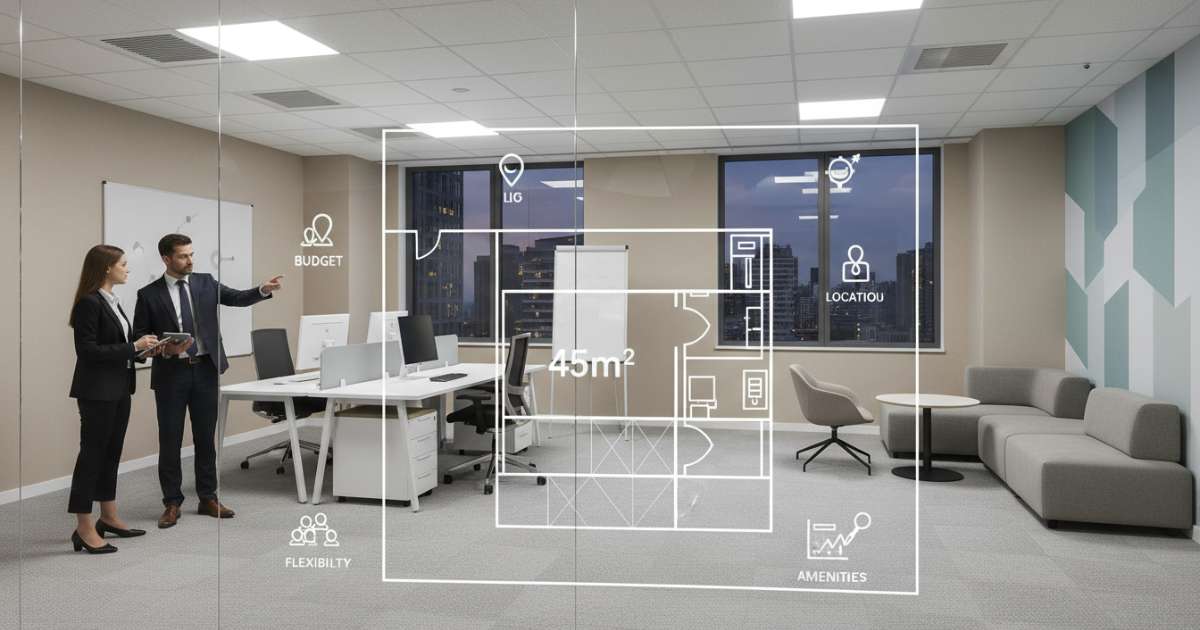 Những lưu ý quan trọng khi thuê văn phòng diện tích 45m2