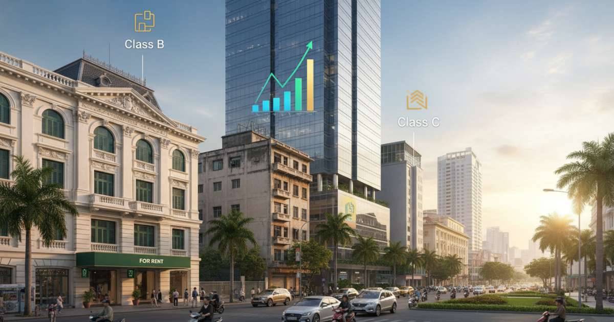 Phân khúc và giá thuê văn phòng đường Hàm Nghi hiện nay