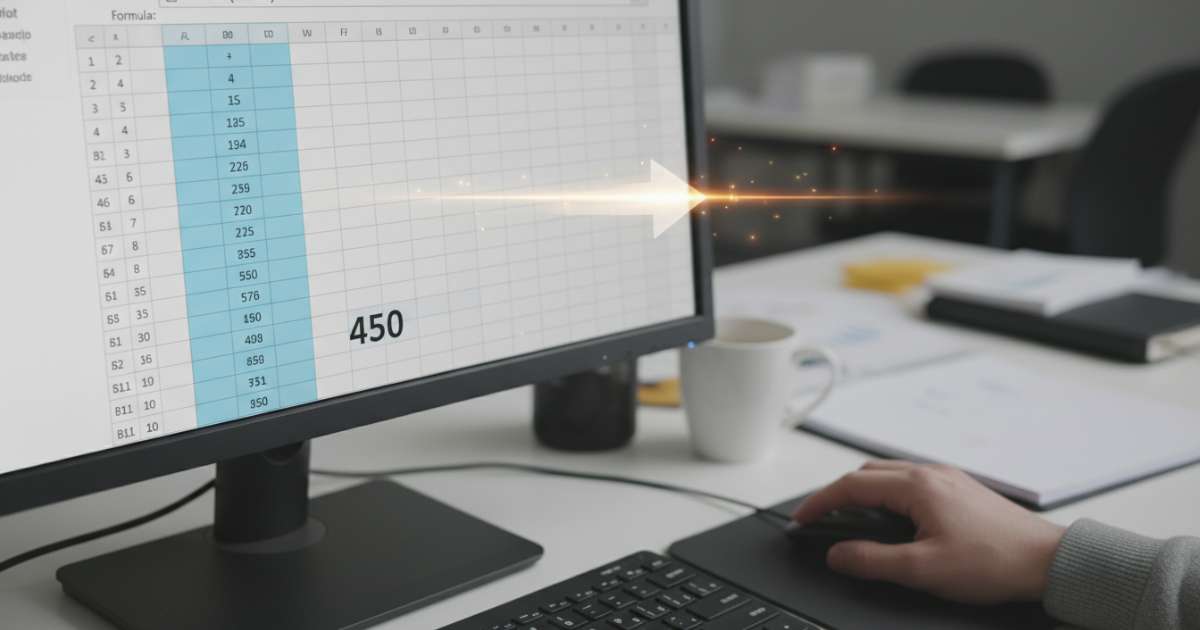 Sử dụng hàm SUM để tính tổng cột trong excel nhanh chóng