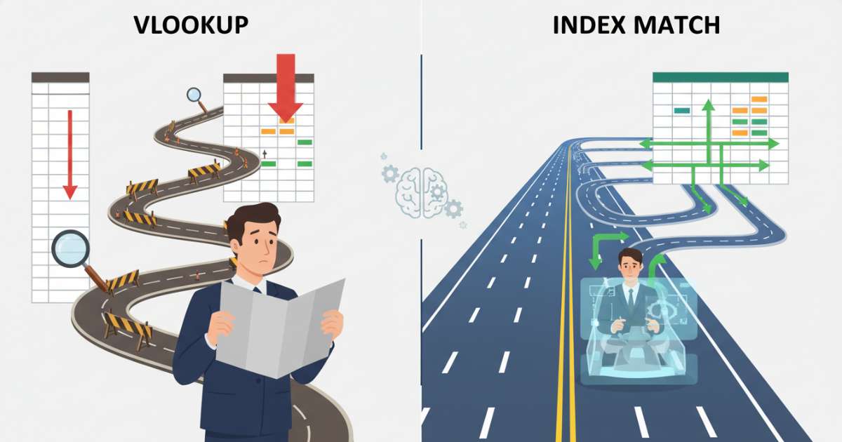Tại sao nên ưu tiên sử dụng hàm index match thay vì vlookup