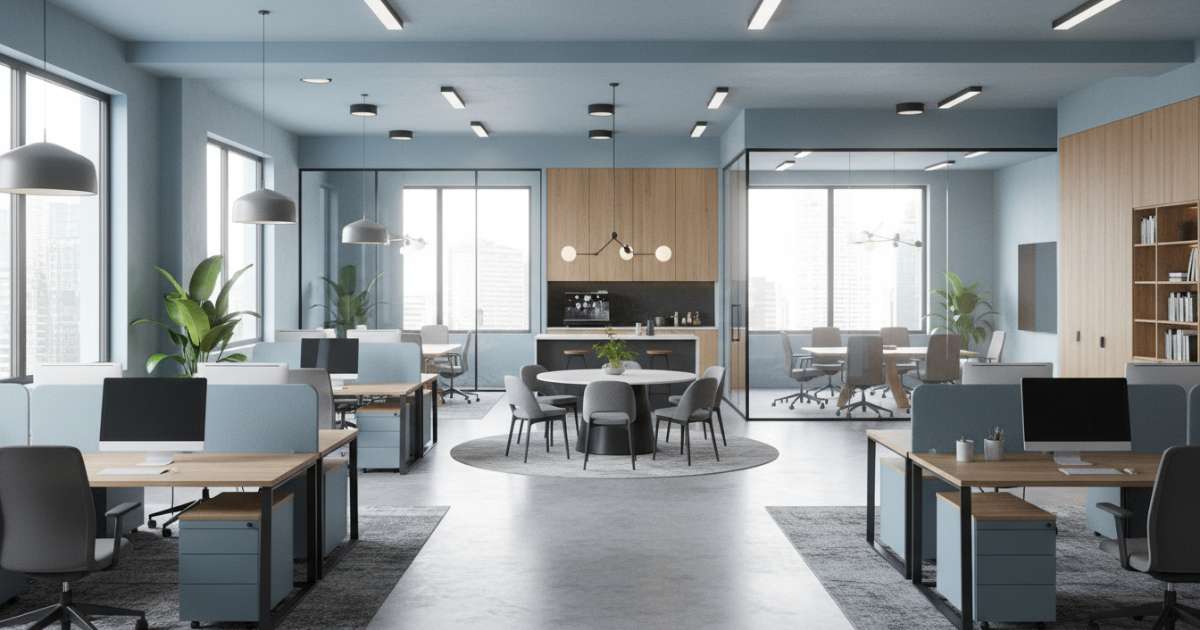 Tiêu chuẩn thiết kế nội thất cho văn phòng diện tích 130m2