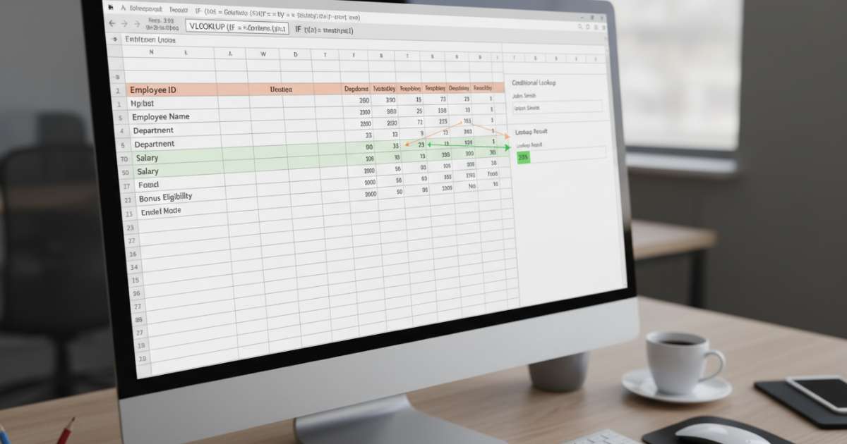 Ứng dụng hàm vlookup kết hợp hàm if để tìm kiếm dữ liệu