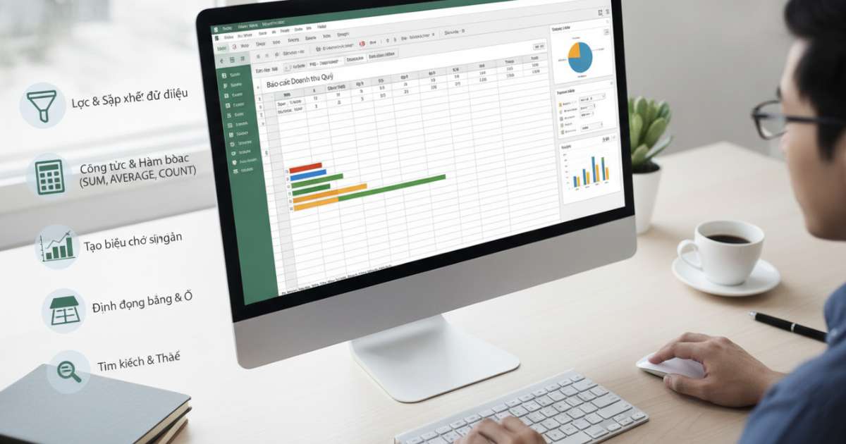 Các kỹ năng excel văn phòng cần thiết cho người mới bắt đầu