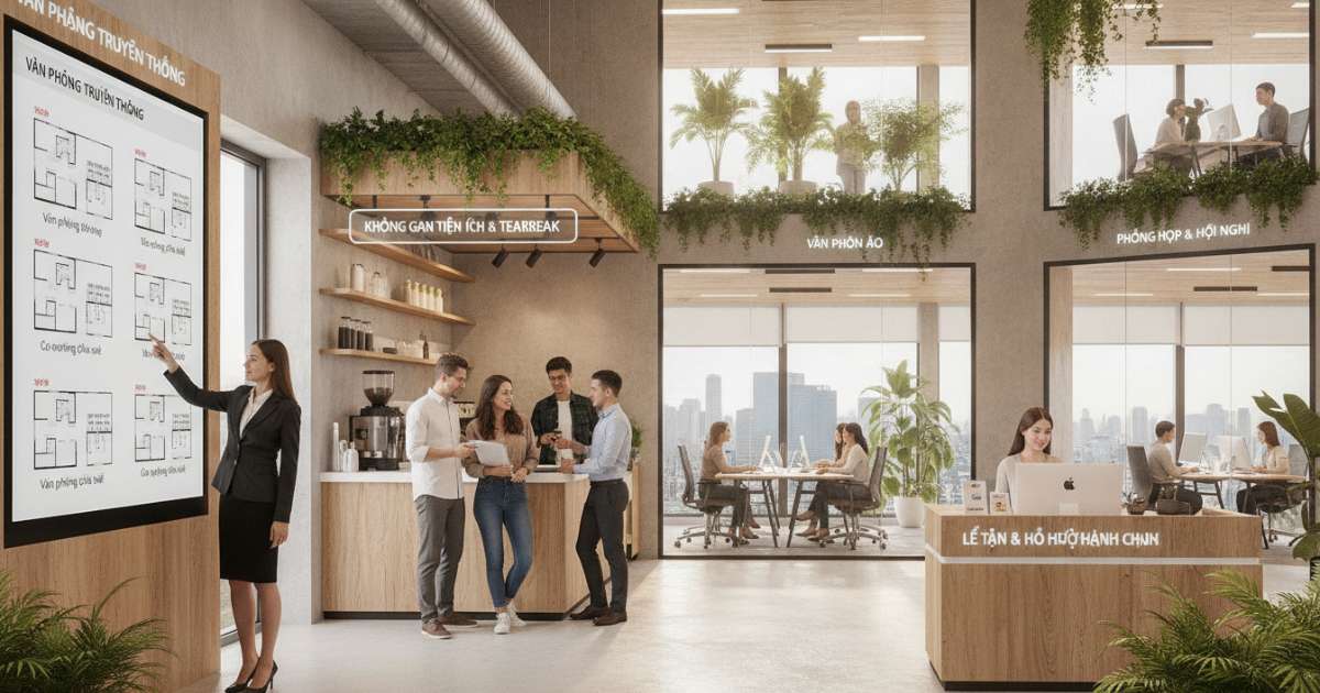 Các loại hình dịch vụ đa dạng tại công ty cho thuê văn phòng