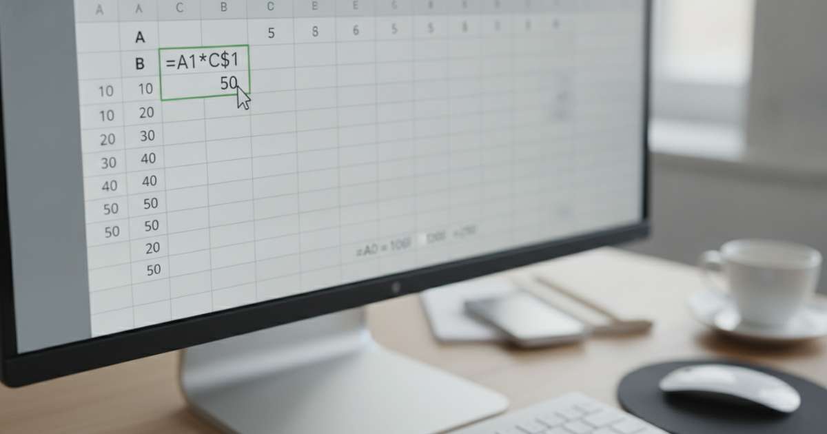 Cách nhân một cột với một số cố định trong excel