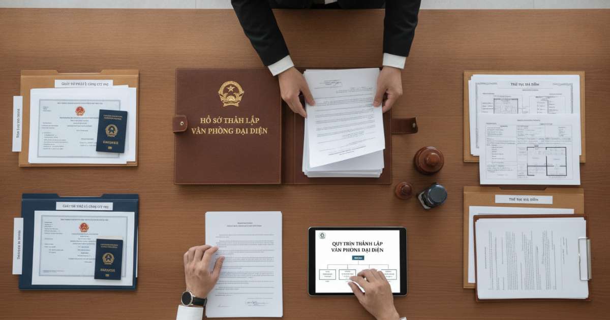 Chuẩn bị hồ sơ thành lập văn phòng đại diện đầy đủ nhất