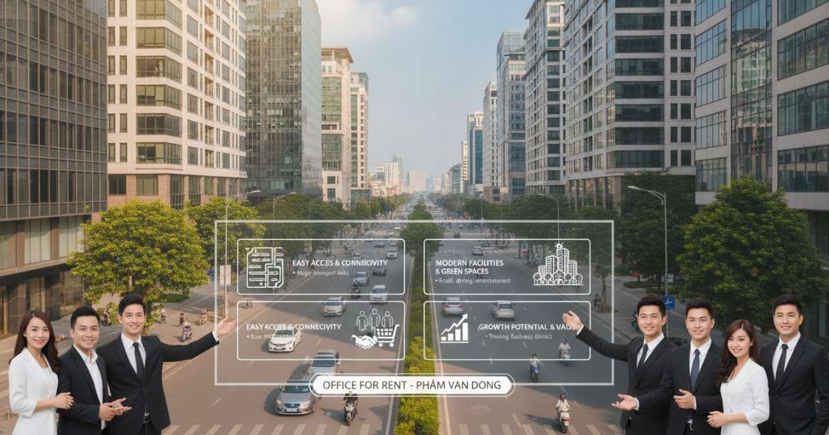 Lợi ích khi chọn văn phòng cho thuê đường phạm văn đồng