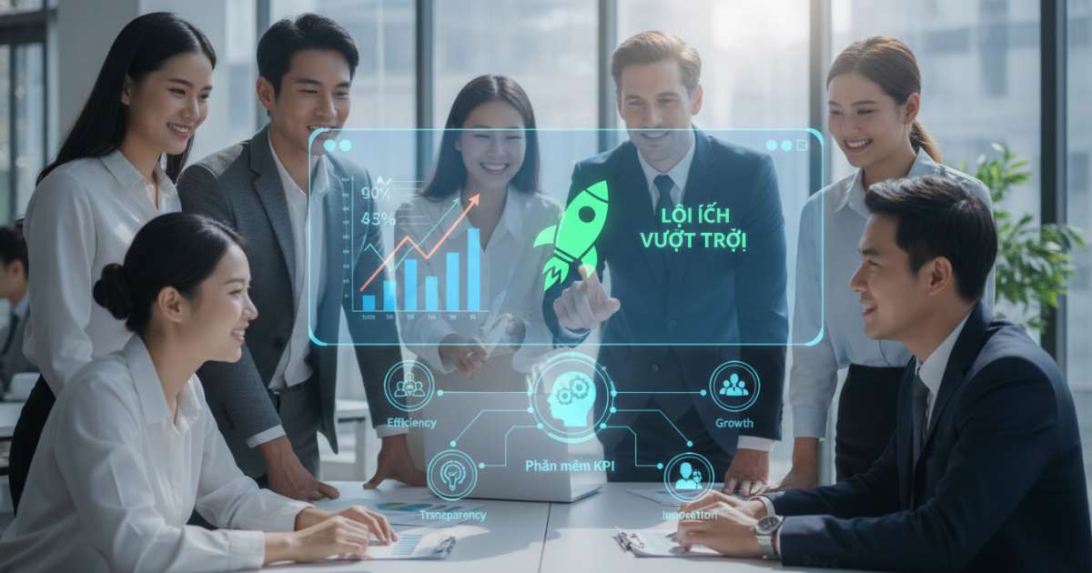 Lợi ích vượt trội khi sử dụng phần mềm quản lý KPI
