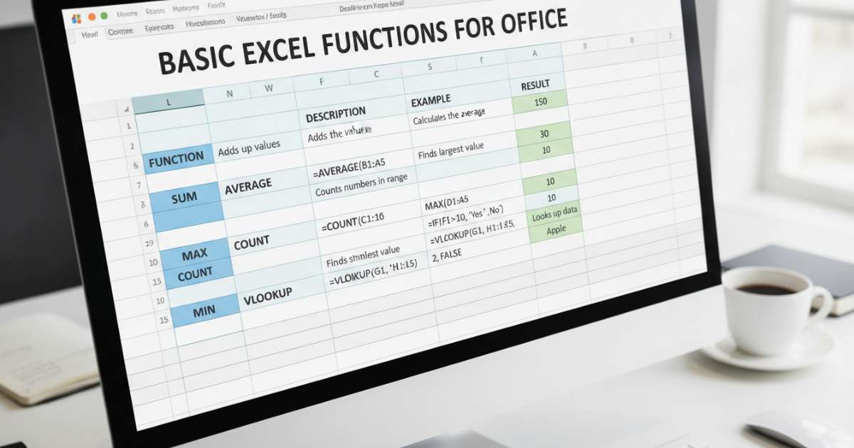 Những hàm excel cơ bản thường dùng nhất