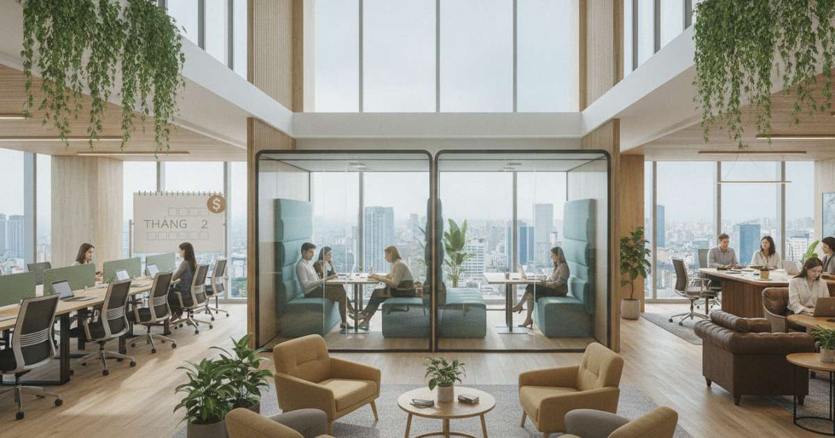 Phân khúc giá thuê văn phòng trọn gói Quận Tân Bình giá tốt Tháng 2 phù hợp mọi ngân sách