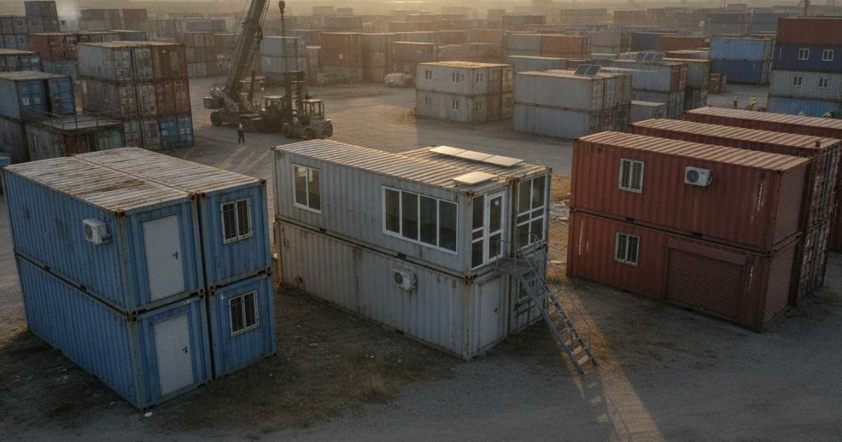 Phân loại các dòng container văn phòng cũ thanh lý phổ biến