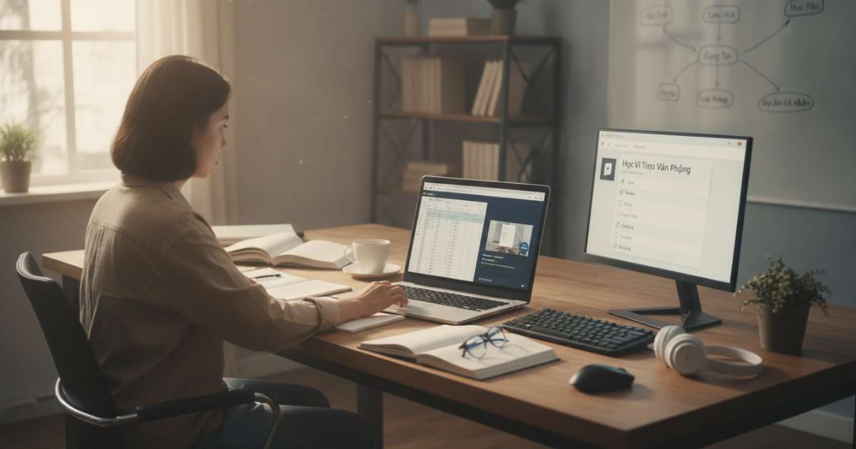 Phương pháp tự học tin học văn phòng hiệu quả tại nhà