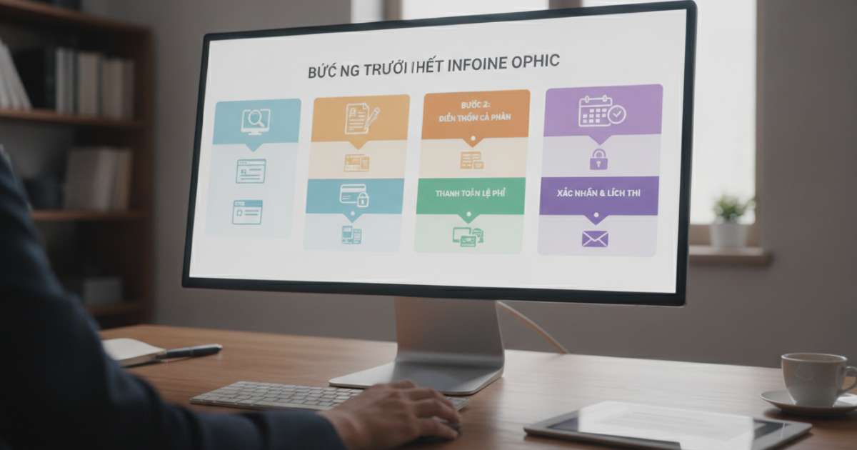 Quy trình đăng ký thi chứng chỉ tin học văn phòng online chuẩn xác
