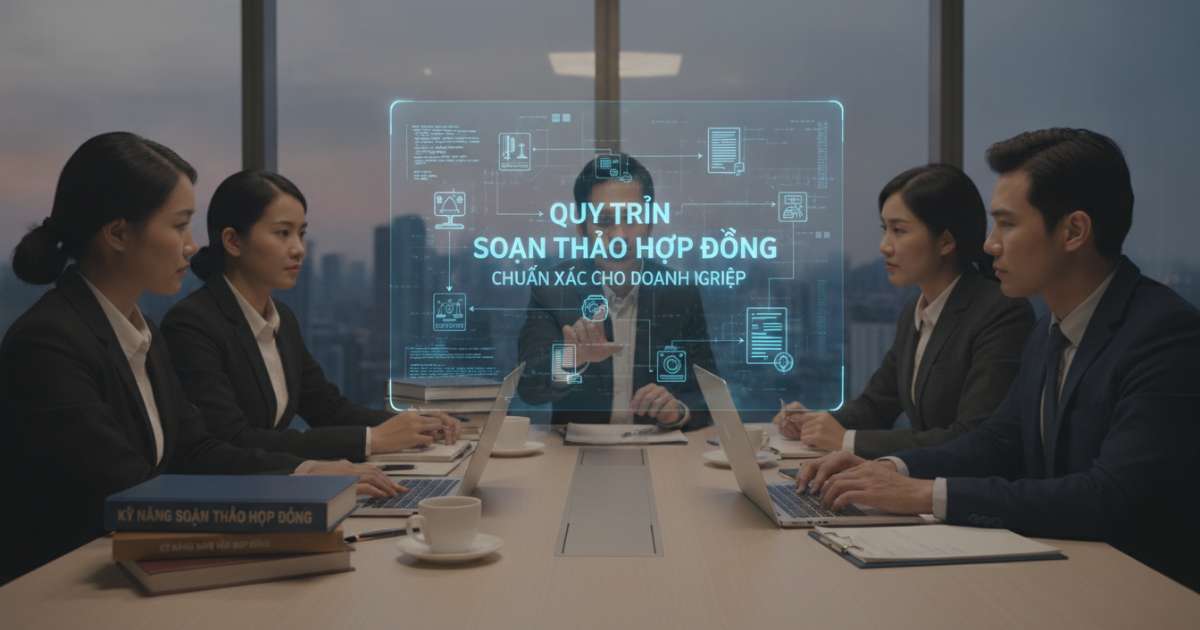 Quy trình soạn thảo hợp đồng chuẩn xác cho doanh nghiệp