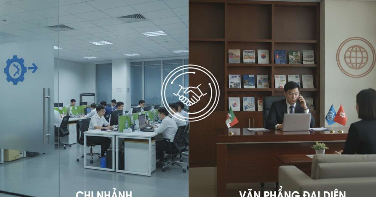 So sánh chi nhánh và văn phòng đại diện về chức năng hoạt động thực tế
