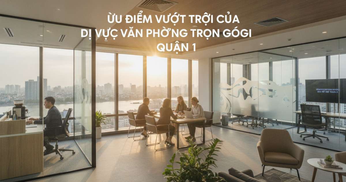 Ưu điểm vượt trội của dịch vụ văn phòng trọn gói Quận 1