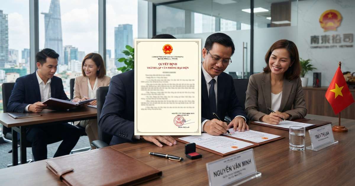 Nội dung cần có trong quyết định thành lập văn phòng đại diện