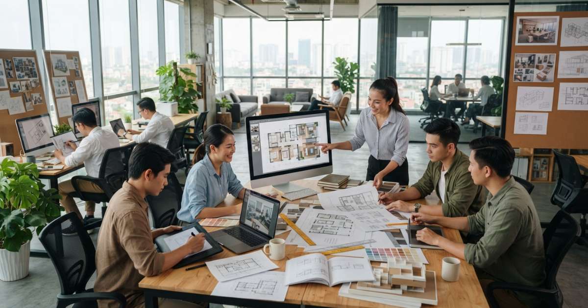 Quy trình làm việc chuẩn của công ty thiết kế nội thất văn phòng