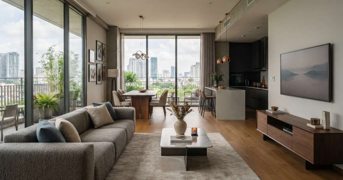 Sắp xếp nội thất thông minh cho phòng hiện đại