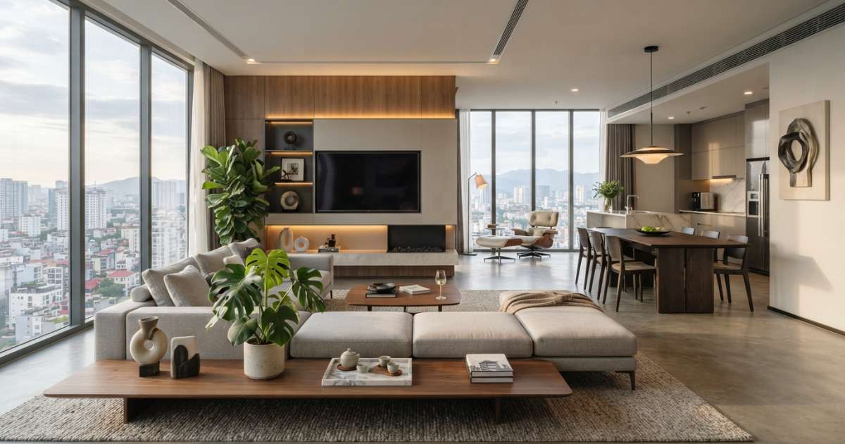 Tối ưu hóa ánh sáng trong phòng hiện đại