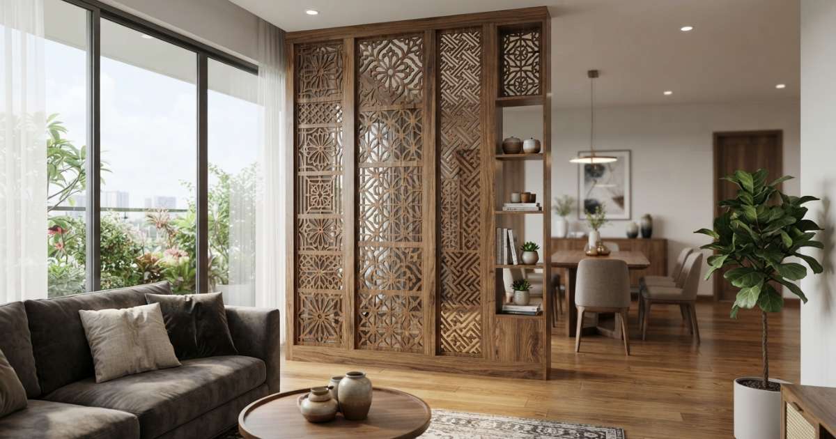 Xu hướng lựa chọn vách ngăn trang trí đẹp theo phong cách tối giản