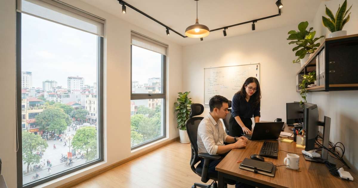 Sử dụng ánh sáng tự nhiên và đèn chiếu sáng thông minh